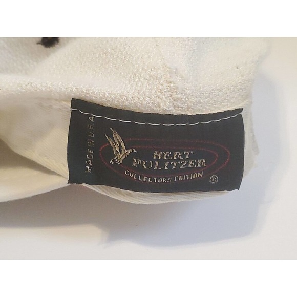 Bert Pullitzer Wool Hat Collector's Edition Made in USA White Black Vintage - Picture 4 of 5